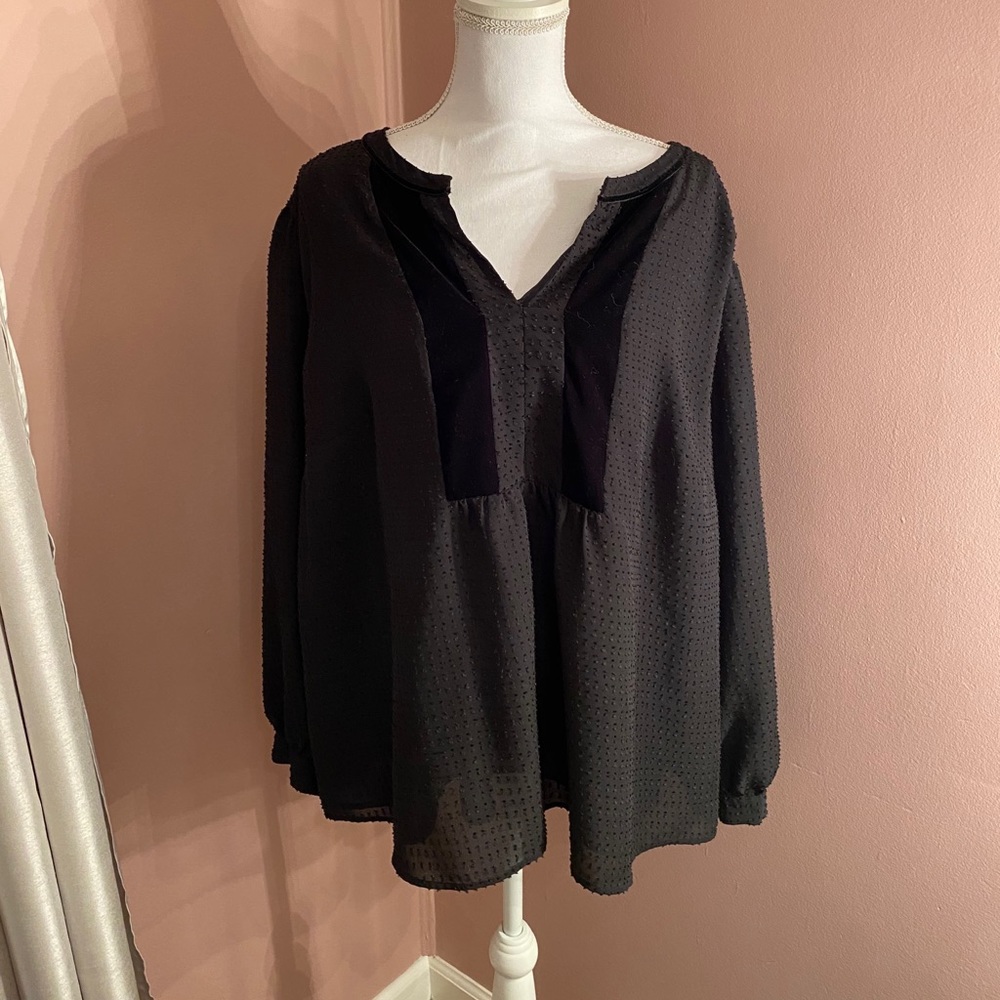 Black blouse the loft